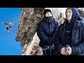 Extremely cold &amp; steep Norwegian Rock Climbing!