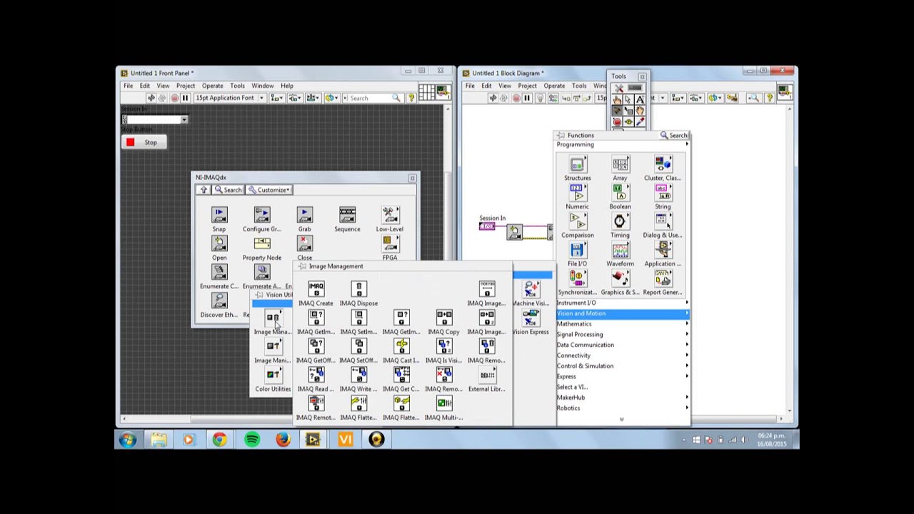 Adquisición de imágenes en LabVIEW IMAQdx YouTube