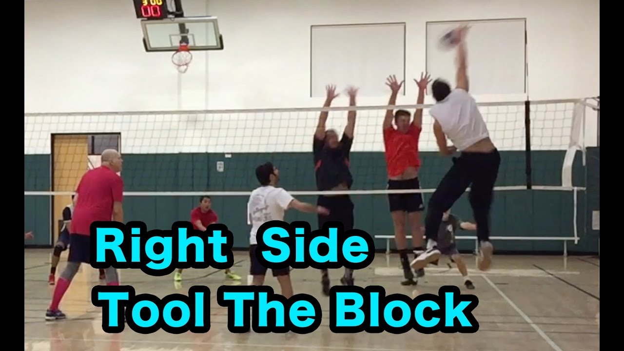 Tool The Block As Right Side Hitter - Volleyball Tutorial