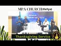 Kellys mpa church   live thanksgiving  service  05122021