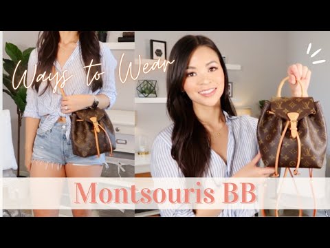 5 WAYS TO WEAR THE LV MONTSOURIS BB W/ MOD SHOTS | Irene Simply