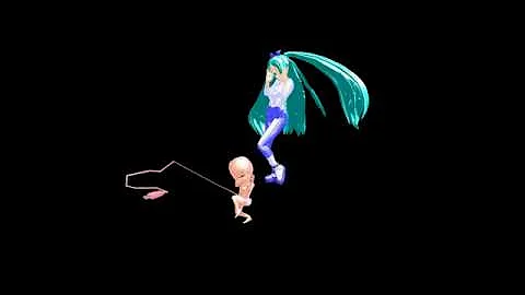 Animasa: Miku Hatsune and her Newborn Baby: The World Is Mine