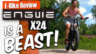 Engwe X24 is my New Favorite EBike  High Performance Triple Suspension Monster