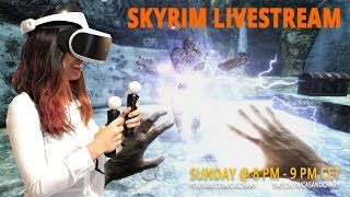 JOURNEY TO ULTIMATE SPELLSWORD! | Skyrim VR (PSVR Gameplay)