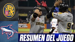 Resumen del juego Leones del Caracas vs Tiburones de La Guaira | 24 de octubre del 2025