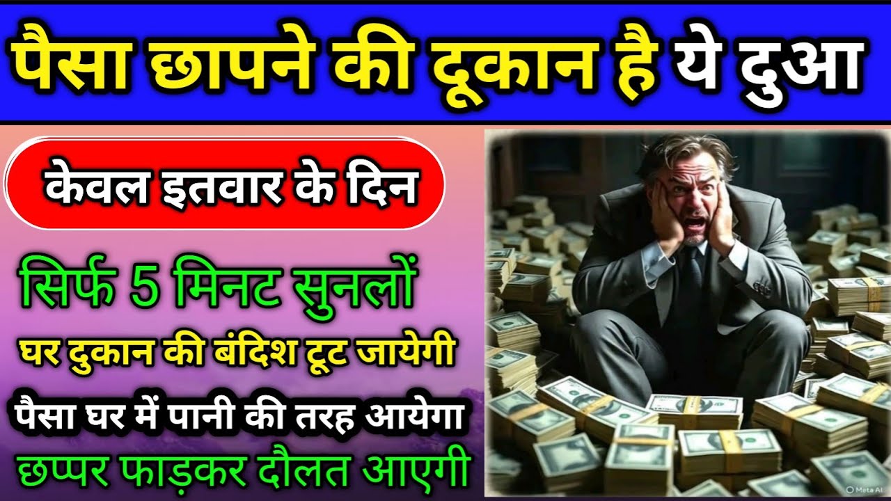 पैसा आपको तलाश करेगा देखना 🤲rozi rizq karobar dukan me barkat ki dua. Dua for all problams. Wazifa 🤫