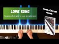 Love song  japprends le piano tout simplement  volume 1