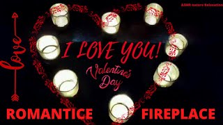 I LOVE YOU with ROMANTIC Fireplace sounds #fireplace#valentines#iloveyou#saintvalentin