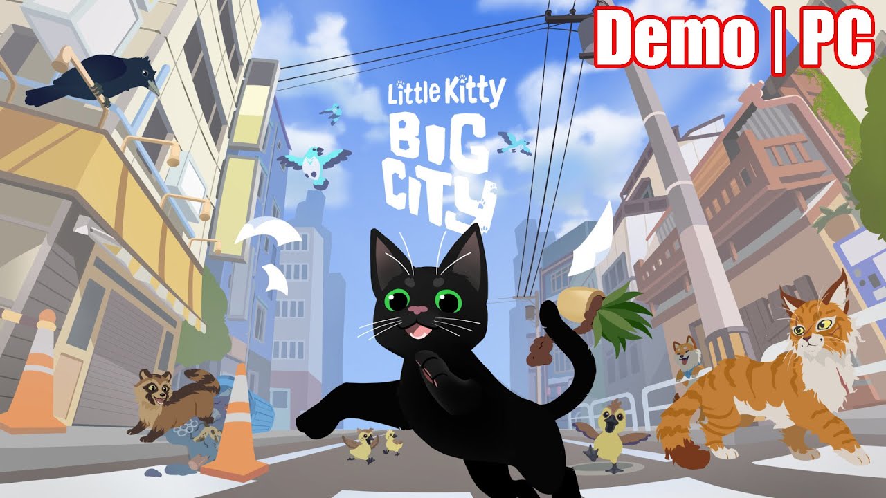 Little Kitty Big City Demo Steam Next Fest PC YouTube