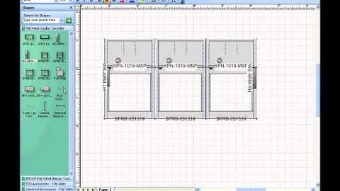 How to use FP1 Visio Shapes - Front Elevation View