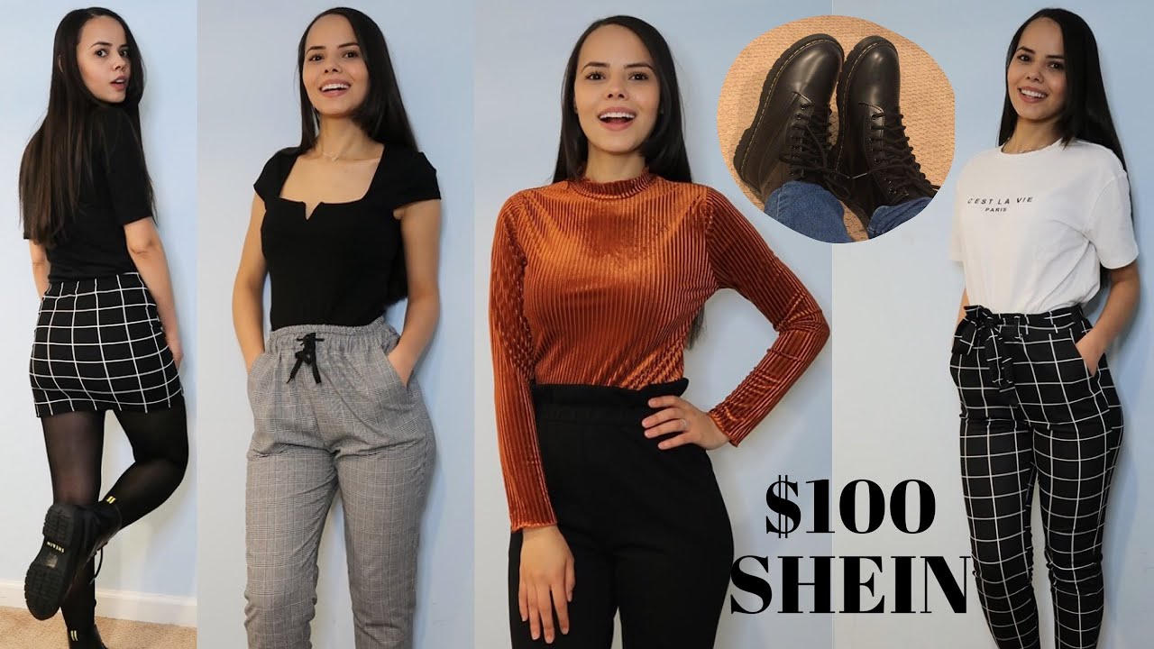 COMPRINHAS DA SHEIN - PROVANDO OS LOOKS - YouTube