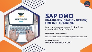 SAP DMO Online Training | Database Migration Option Training Learn and gain knowledge with Experts