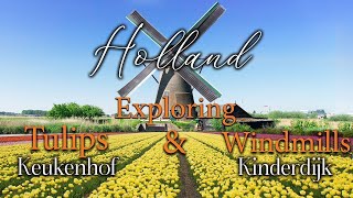 Голландия: - Страна тюльпанов, ветряных мельниц и каналов - посещение Кёкенхофа и Киндердейка,