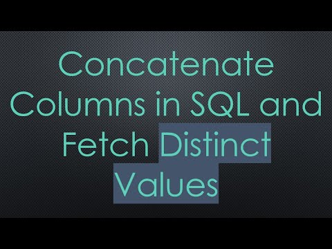 Concatenate Columns in