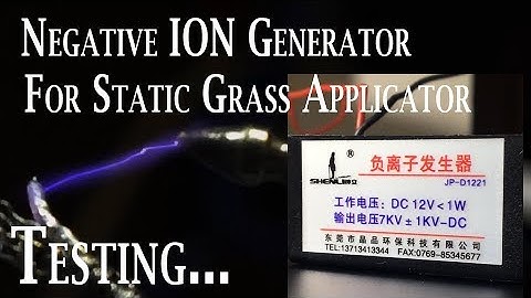 Testing Negative ION Generator