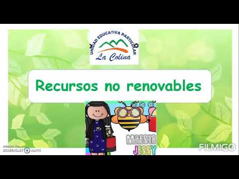 Vídeo: Quants recursos no renovables utilitzem?