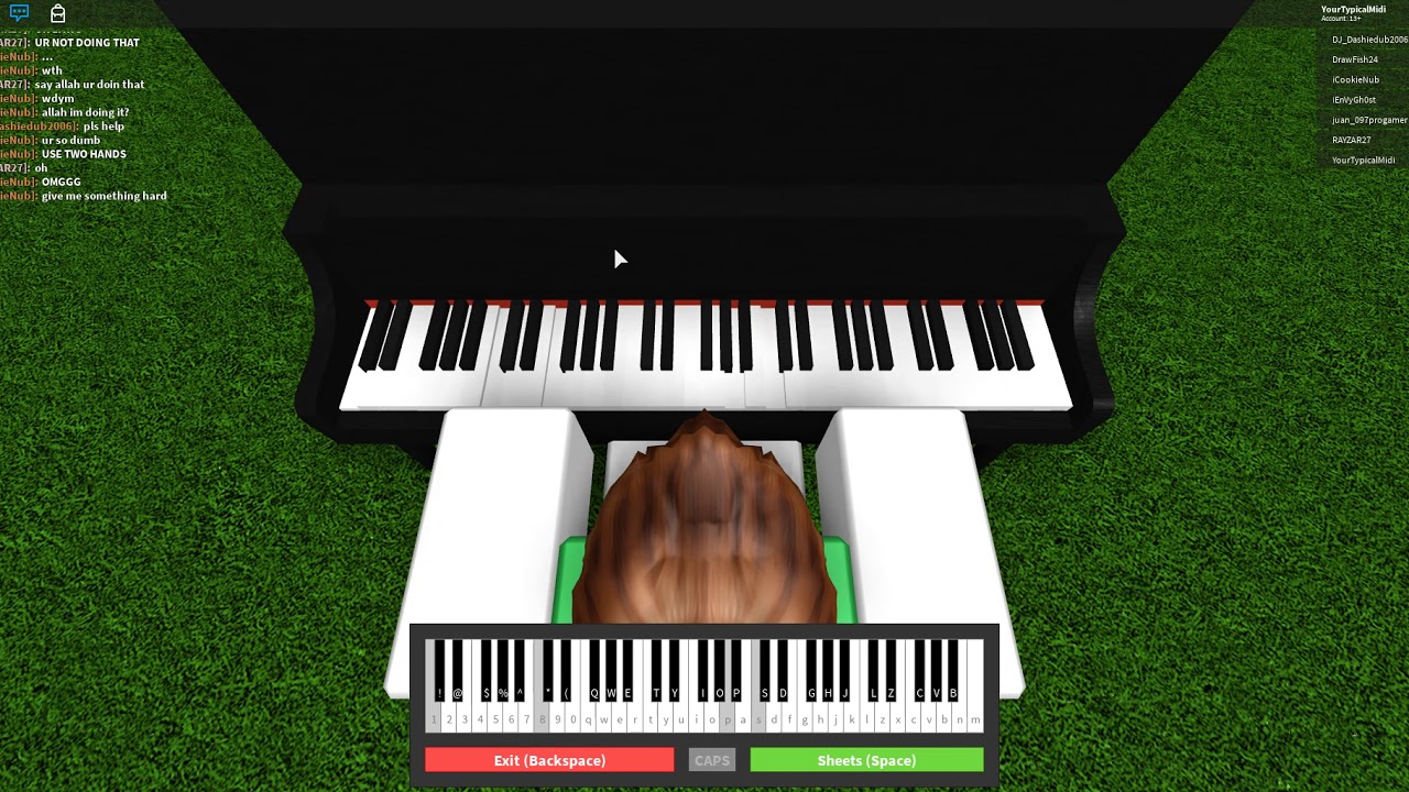 Roblox Virtual Piano Tokyo Ghoul Re Op Asphyxia Youtube - roblox virtual piano jojos bizarre adventure golden wind giornos theme
