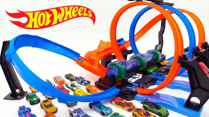 Hot Wheels - Torre de Choques Aéreos, pista para coches de juguete