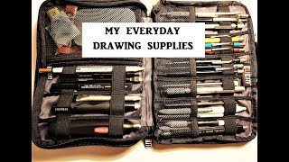 Graphite Drawing Supplies & Materials, What's in My Pencil Case