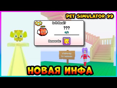 ⚡НОВАЯ ИНФА⚡ КАК найти ХРАМ и ПОЛУЧИТЬ🐾HUGE ANGEL DOG🐾СЕКРЕТ ЛЕСТНИЦЫ🐾 Pet Simulator 99 ROBLOX