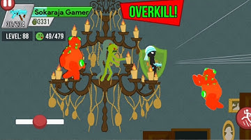 Mission chapter 4 haunted house Level 88-89 Stickman Zombie Shooter game