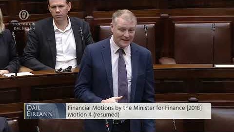 Deputy Martin Kenny - Financial Motions - 11.10.2018