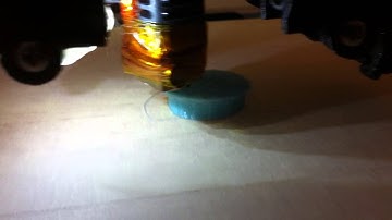 Test print on a fresh MendelMax 1.5 - Do Dad from Thingiverse (part 1)