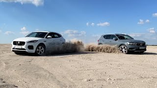 VOLVO XC40 vs JAGUAR E PACE Off Road Test, Review, Moose Test, Trip, and Overlanding.