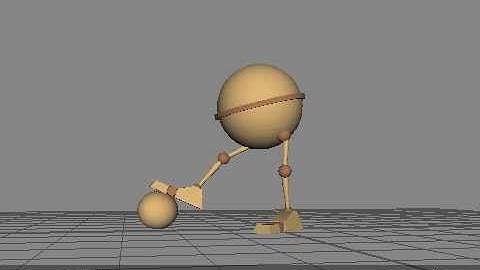 Blocking Plus pass for class 2, week 3, Ball Kick assignment on animationmentor.com