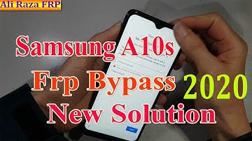 Samsung Galaxy A10S Frp Bypass Android 10 Q   Samsung A10S SM A107F Frp Google Account Unlock