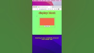 Difference between display: none and visibility: hidden #javascript #css #html #vscode #programming