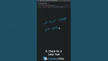 Java 8 - Leap Year check #javafullstackdevelopercourse #javainterviewquestions