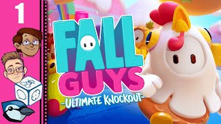 Let's Play Fall Guys: Ultimate Knockout Part 1 - A Wipeout Battle Royale