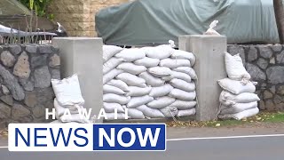 Maui County crews place sandbags, work to clear canals amid threat of severe weather