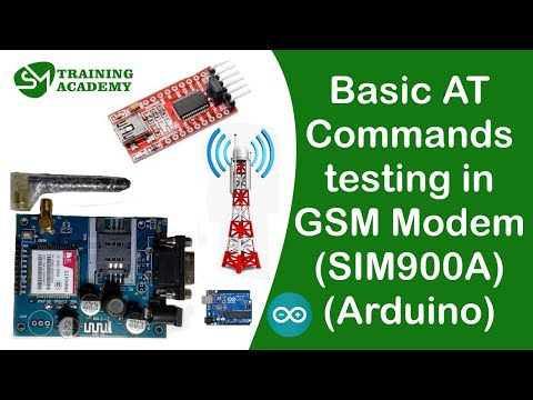 Basic AT Commands Testing in GSM Modem | GSM Module |