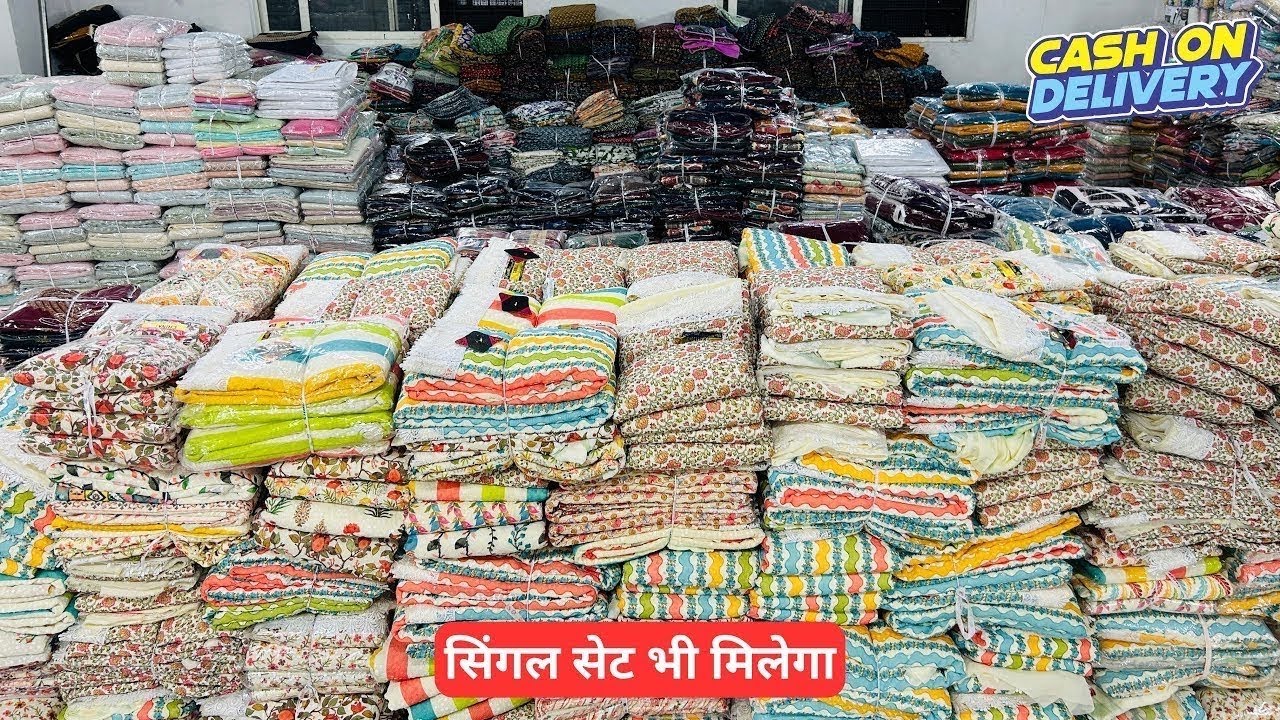 सेल में सबकुछ हुआ सस्ता Suit Wholesale Market Surat | Fancy Suit Wholesale Cotton Suit Manufacturer