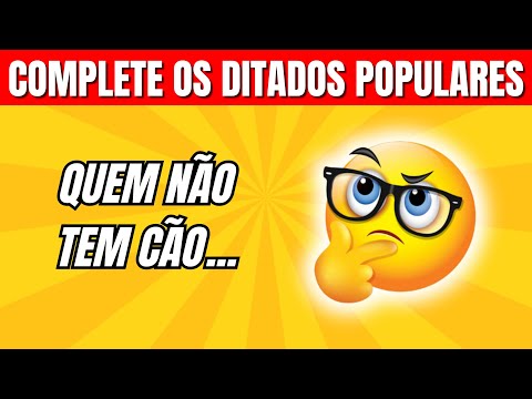 Complete os Ditados