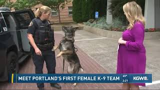 Meet Portland's first female K-9 team