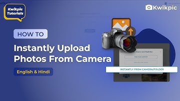 Learn How to Instantly Upload Photos from Camera | Kwikpic Tutorials | Photo Sharing made easy!