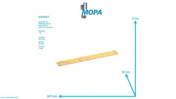 02156518 - MOPA GASKET suitable for MWM & Deutz engines