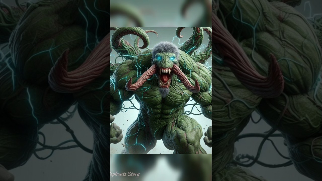 New super heroes hybrid fusion of incredible elephant 