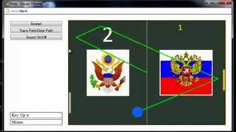 Pong Game US Vs Russia