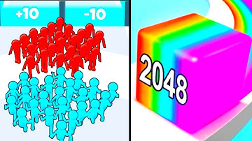 Jelly Run 2048 Vs Jion And Clash| All Levels SpeedRun Gameplay Android iOS Ep1