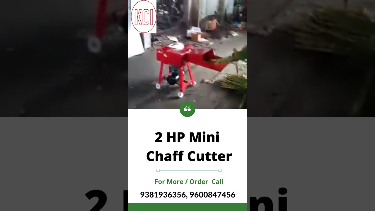2hp Mini Chaff Cutter | Low Cost Chaff Cutter| Chaff Cutter in Bangalore 9791400456 