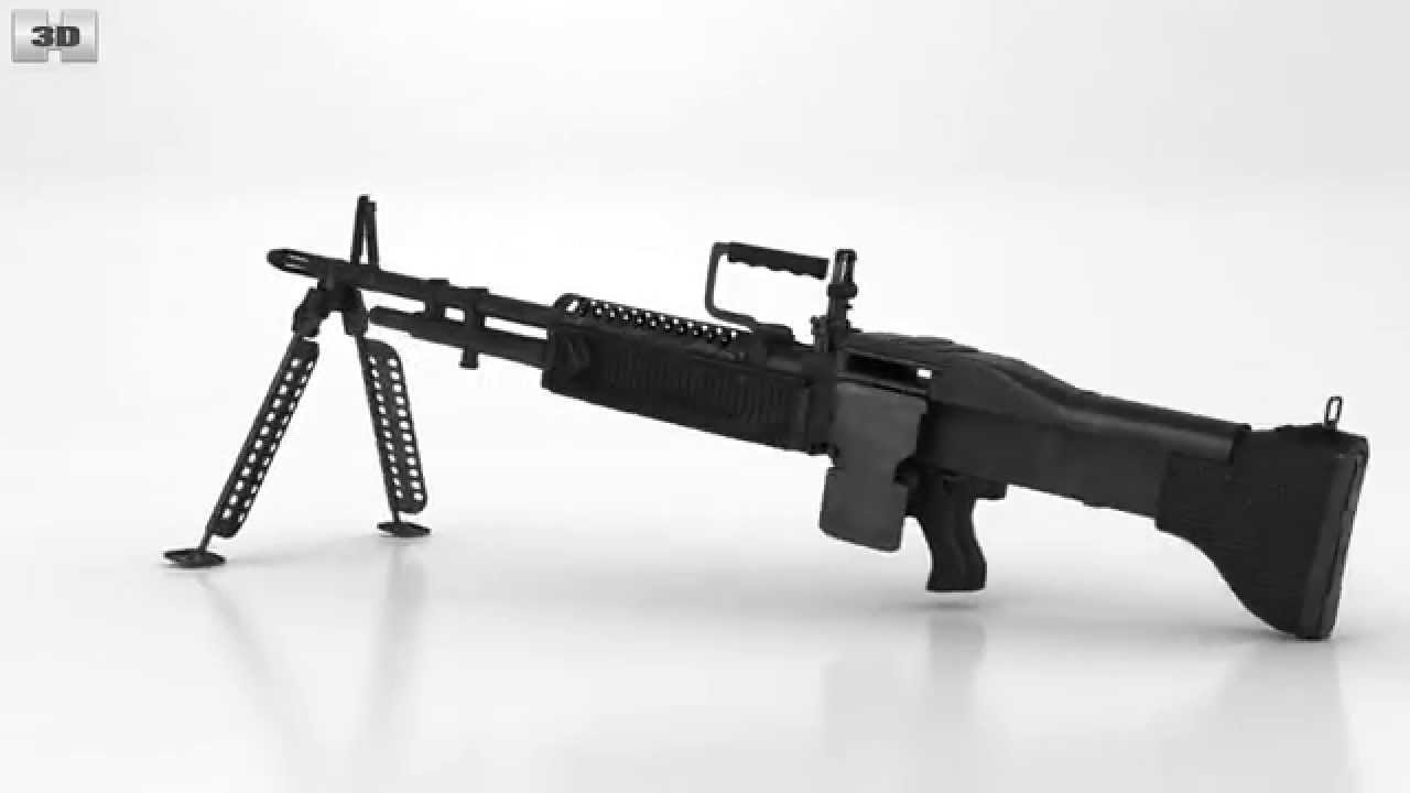 サコ・ディフェンス M60 3Dモデル - ダウンロード マシンガン オン