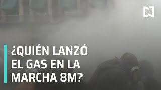 Sheinbaum niega uso de gas lacrimógeno en marcha feminista 8M - En Punto