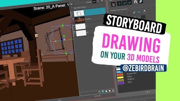 STORYBOARD PRO - Part 7 USING 3D (StoryBoardPro)