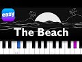 The Neighbourhood - The Beach -  EASY PIANO TUTORIAL