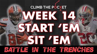 NFL Week 14 Fantasy Football Starts and Sits 2019