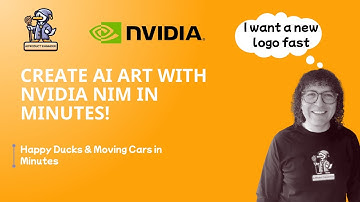 Create AI Art in Minutes: NVIDIA NIM Quick Tutorial | Happy Ducks & Moving Cars with Open Models